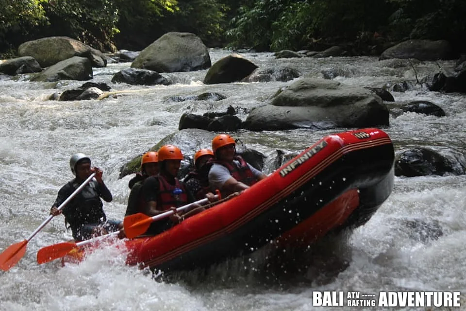 best bali rafting spot