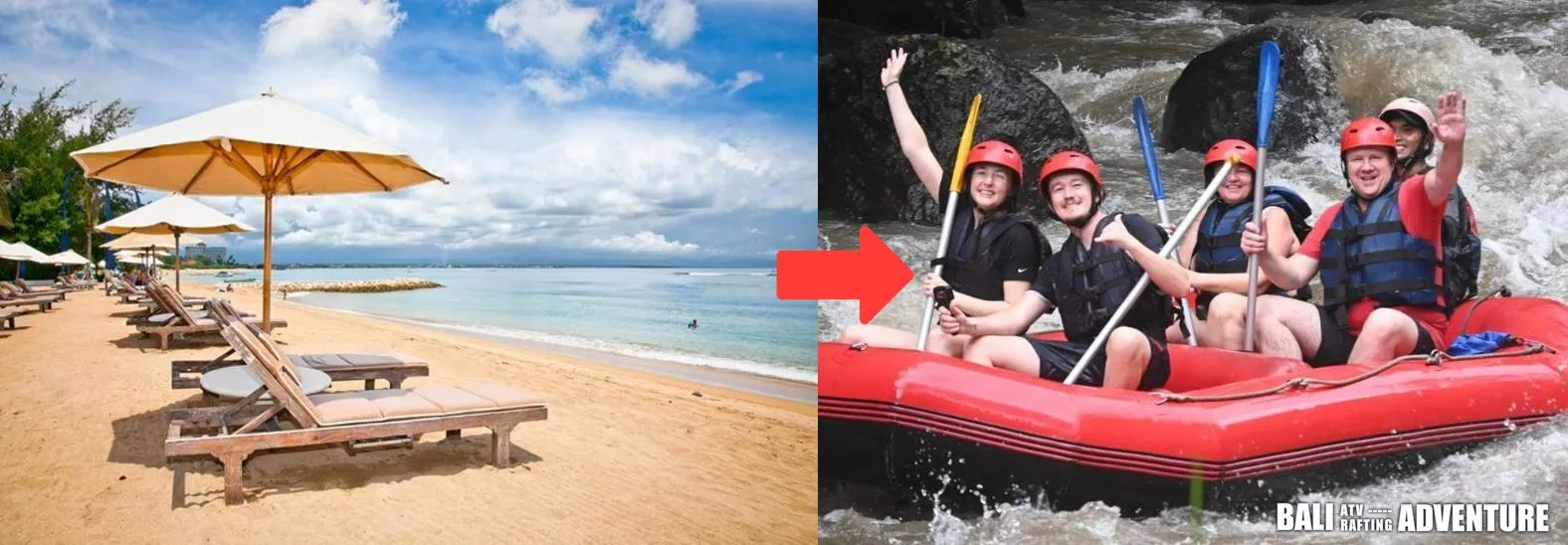 rafting tour bali
